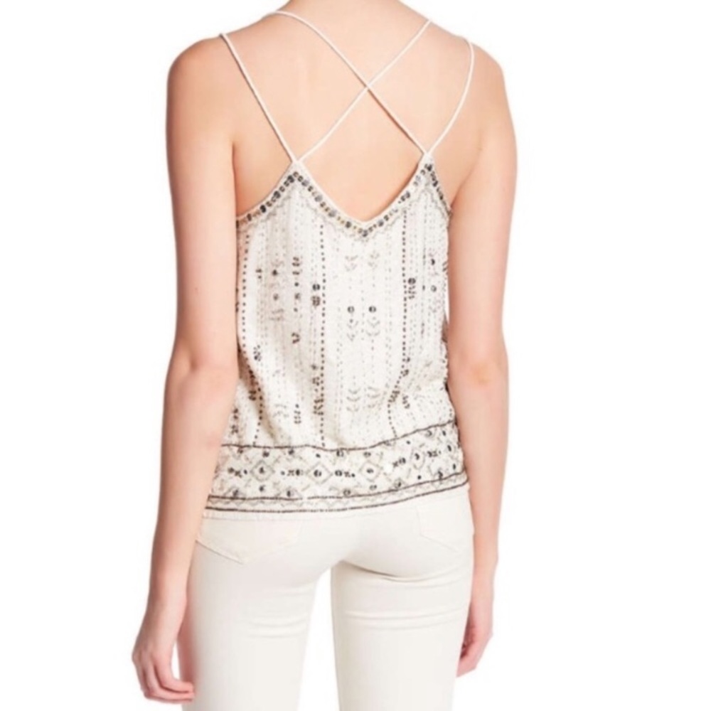 Willow & Clay Double Strap Embellished Tank Top - Picture 3 of 7